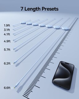 Foto 4 | Foto 4 | Cable Usb C Baseus De 100 W Y 2 M De Carga Rápida Retráctil - Venta Internacional.