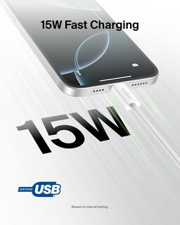 Foto 2 | Foto 2 | Cable Usb-a A Usb-c Trenzado Belkin De 3 M, Blanco (paquete De 2) - Venta Internacional.