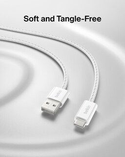 Foto 4 | Foto 4 | Cable Usb-a A Usb-c Trenzado Belkin De 3 M, Blanco (paquete De 2) - Venta Internacional.