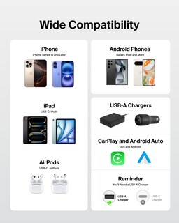 Foto 5 | Foto 5 | Cable Usb-a A Usb-c Trenzado Belkin De 3 M, Blanco (paquete De 2) - Venta Internacional.