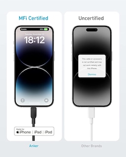 Foto 3 | Foto 3 | Cable Usb-c a Lightning Anker 310 de 3 Pies Negro - Venta Internacional