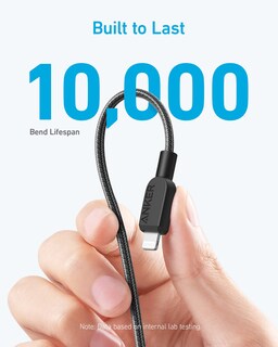 Foto 3 | Foto 3 | Cable Usb-c A Lightning Anker 310 Negro De 10 Pies Para Iphone - Venta Internacional