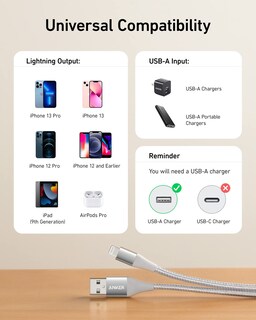 Foto 5 | Foto 5 | Cable Anker Powerline+ Ii Lightning 1,8 M para iPhone - Venta Internacional