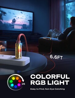 Foto 3 | Foto 3 | Cable De Carga Lisen Chubby Usb C A Usb C 4 En 1 2 M Rojo De 240 W - Venta Internacional.