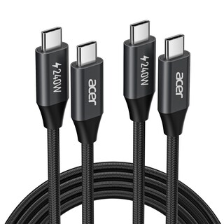 Foto 1 | Foto 1 | Cable Usb-c Acer Cable Usb C De 240 W (paquete De 2) 2 M Trenzado De Nailon - Venta Internacional.