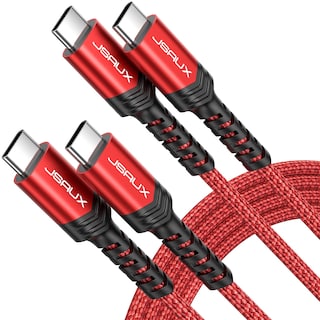 Foto 1 | Foto 1 | Cable Usb C A Usb C Jsaux De 100 W  5 A  Carga Rápida De 10 Pies (paquete De 2) - Venta Internacional.