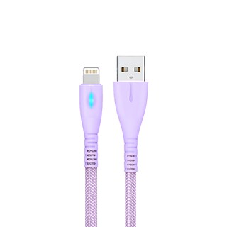 Foto 2 | Foto 2 | Cable Tipo Usb A Lightning Carga Rápida Indicador Led 1.2 M Color Lila