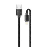 Cable Carga Rápida 3mtrs Usb-lightning Negro