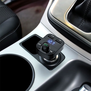 Foto 3 | Foto 3 | Receptor Transmisor Bluetooth Archy para Carro FM 3.1A Coche Auto Manos Libres Radio Reproductor BTX8 Negro