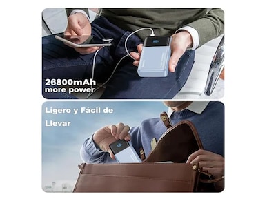 Foto 3 | Foto 3 | Power Xtellar Bank 26800mah Saiviek S2023 Batería Externa 22.5w Carga Super Rápida Compatible Para Android,iphone