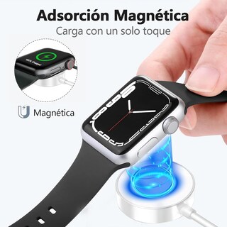 Foto 4 | Foto 4 | Cargador Inalámbrico Tipo C Para Smartwatch Compacto Y Portátil