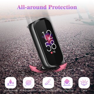 Foto 4 | Foto 4 | Protectores de Pantalla para Smartwatch Fitbit Luxe Fintie 4 Piezas - Venta Internacional