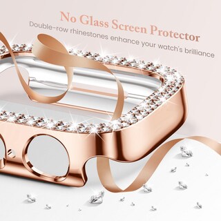 Foto 3 | Foto 3 | Funda De Reloj Goton Bling Bumper Apple Watch Series 6/5/4/se De 40 Mm - Venta Internacional.