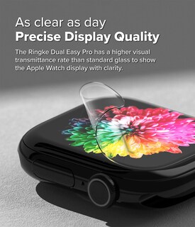Foto 6 | Foto 6 | Protector De Pantalla Ringke Dual Easy Pro Para Apple Watch 46 Mm - Venta Internacional.