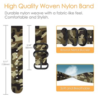 Foto 2 | Foto 2 | Correa de Reloj Fintie Compatible con Samsung Galaxy Watch 3 de 45 mm - Venta Internacional