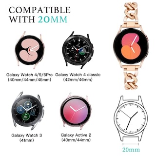 Foto 3 | Foto 3 | Reloj G-ficu Cowboy de 20 mm para Galaxy Watch 5 y 4 - Venta Internacional