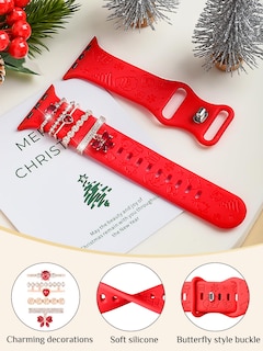 Foto 3 | Foto 3 | Correa De Reloj Watbro Con Grabado Navideño Para Apple Watch De 40 Mm - Venta Internacional.