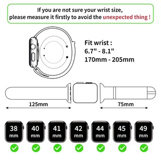 Foto 5 | Foto 5 | Correa De Reloj Vinacreations Alligator Apple, Azul Marino, 45 Mm - Venta Internacional.