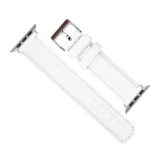 Foto 3 | Foto 3 | Correa De Reloj Barton De Piel Blanca De Grano Superior Para Apple Watch, 38-41 M - Venta Internacional.