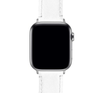 Foto 6 | Foto 6 | Correa De Reloj Barton De Piel Blanca De Grano Superior Para Apple Watch, 38-41 M - Venta Internacional.