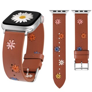 Foto 1 | Foto 1 | Correa De Reloj Wearlizer De Piel Floral Para Mujer Apple 41/40/38 - Venta Internacional.