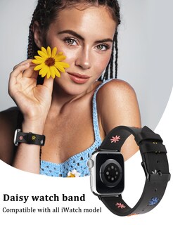 Foto 4 | Foto 4 | Correa De Reloj Wearlizer Daisy Leather Para Mujer Apple 41/40/38/ - Venta Internacional.