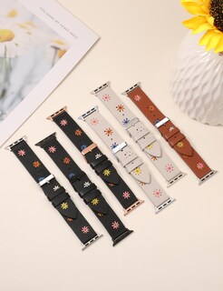 Foto 6 | Foto 6 | Correa De Reloj Wearlizer Daisy Leather Para Mujer Apple 41/40/38/ - Venta Internacional.