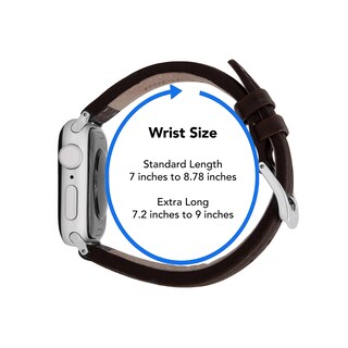 Foto 5 | Foto 5 | Correa De Reloj Bandini Classic Leather Para Apple Watch 42 Mm, Color Negro - Venta Internacional.