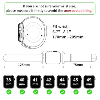 Foto 5 | Foto 5 | Correa De Reloj Vinacreations De Piel De Aligátor Para Apple Watch, 42 Mm - Venta Internacional.