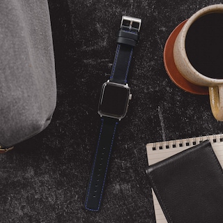 Foto 5 | Foto 5 | Correa Barton para Apple Watch Costuras Azules - Venta Internacional