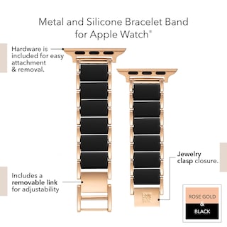 Foto 5 | Foto 5 | Pulsera Moderna para Apple Watch Anne Klein Recubierta de Goma - Venta Internacional