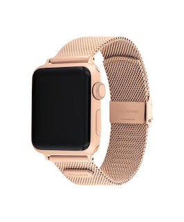 Foto 1 | Foto 1 | Correa Coach para Apple Watch Elevate Look Oro Rosa 38-41 Mm - Venta Internacional