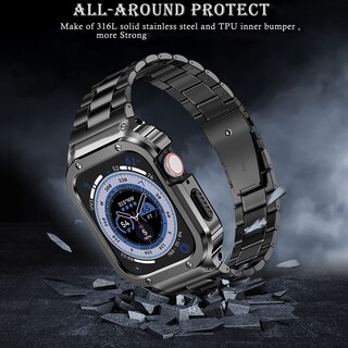 Foto 3 | Foto 3 | Correa y Funda Miohhr para Apple Watch de 45 mm-Venta Internacional