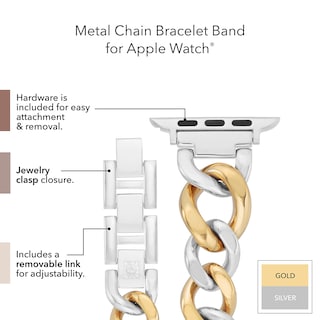 Foto 5 | Foto 5 | Pulsera para Apple Watch Anne Klein Fashion Chain - Venta Internacional