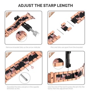 Foto 6 | Foto 6 | Correa De Reloj Wearlizer Compatible Con Apple 38/40/41 Mm, Color Rosa - Venta Internacional.