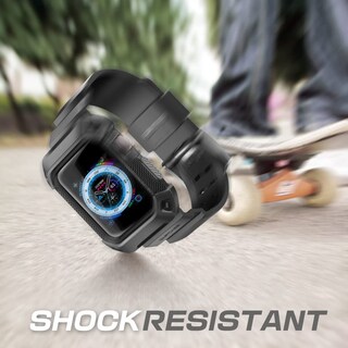 Foto 5 | Foto 5 | Funda con Correa para Apple Watch Supcase Negro - Venta Internacional
