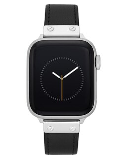 Foto 1 | Foto 1 | Correa de Piel Anne Klein para Apple Watch Negro - Venta Internacional