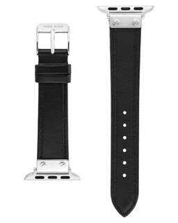 Foto 3 | Foto 3 | Correa de Piel Anne Klein para Apple Watch Negro - Venta Internacional