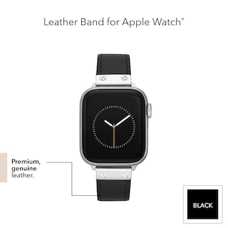 Foto 4 | Foto 4 | Correa de Piel Anne Klein para Apple Watch Negro - Venta Internacional