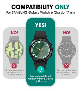 Foto 2 | Foto 2 | Correa de Reloj I-blason para Samsung Galaxy Watch 6 Classic de 47 mm - Venta Internacional