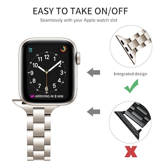 Foto 7 | Foto 7 | Correa de Reloj Omiu Thin Acero Inoxidable Apple 38/49 mm - Venta Internacional