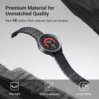 Foto 2 | Foto 2 | Correa de Reloj de Fibra de Carbono para Galaxy Watch 7/6/5/4 - Venta Internacional