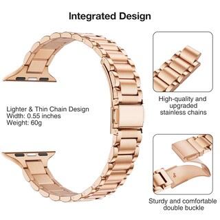 Foto 3 | Foto 3 | Correa de Reloj Wfeagl de Metal para Apple Watch - Venta Internacional