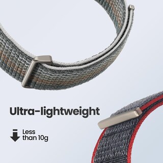Foto 2 | Foto 2 | Correa de Repuesto para Reloj Inteligente Amazfit 22 mm Nailon Gris - Venta Internacional