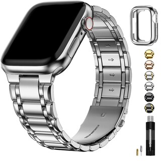 Foto 1 | Foto 1 | Correa de Reloj Fullmosa de Acero Inoxidable Apple Watch 41/40/38 mm - Venta Internacional