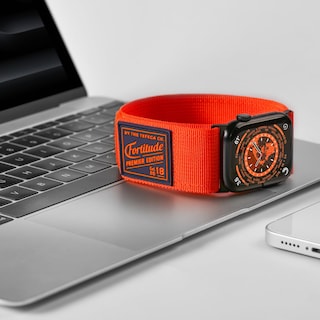Foto 3 | Foto 3 | Correa de Reloj Tefeca Fortitude Series Ultra Wide Band Anaranjada - Venta Internacional