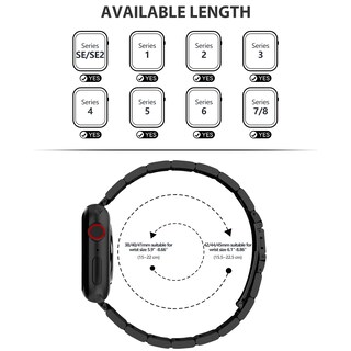 Foto 5 | Foto 5 | Correa de Reloj Wutwuk Compatible con Apple de 45 / 44 /42 mm con Funda - Venta Internacional