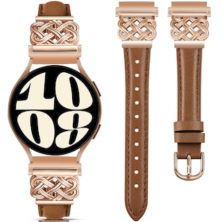 Foto 1 | Foto 1 | Correa De Reloj Toyouths Celtic Knot De Piel, 20 Mm, Para Samsung - Venta Internacional.