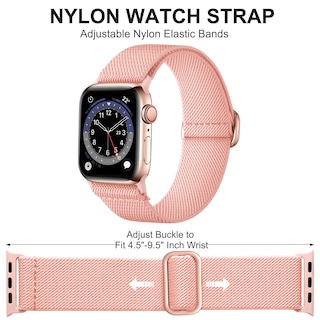 Foto 3 | Foto 3 | Correa De Reloj Adorve, Elástica, De Nailon, De Nailon, Para Apple Watch - Venta Internacional.