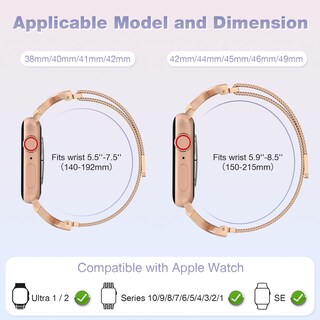 Foto 7 | Foto 7 | Correa Brg para Apple Watch de 41 mm-Venta Internacional
